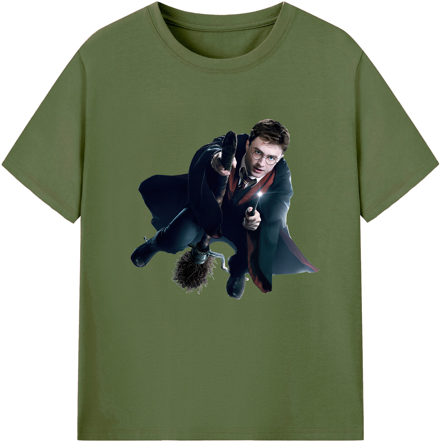（画像用） Harry Potter ハリー・ポッターシリーズ 綿100％半袖Tシャツ（フロントプリント）